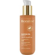 faces sun tan oil gold