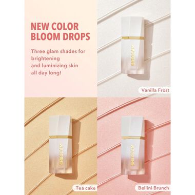 faces sheglam glow bloom liquid highlighter tea cake