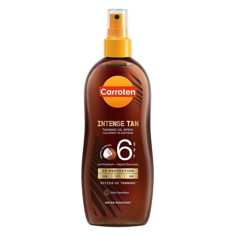 carroten carroten iniense tan tanning oil spray spf6200ml