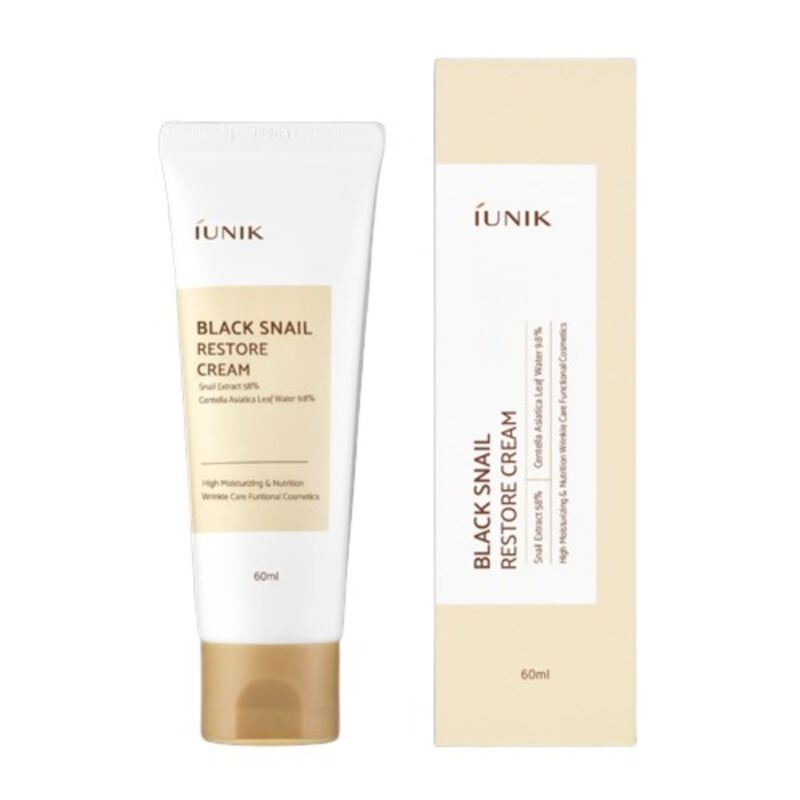 iunik black snail restore cream
