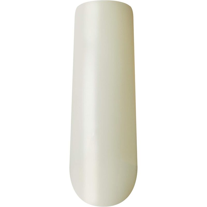 كيس kiss 100ps08 nail stick curve overlap 100 pieces, white