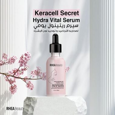 faces keracell secret hydravital retinol serum