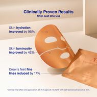 The Hydrogel Face Mask faces the hydrogel face mask