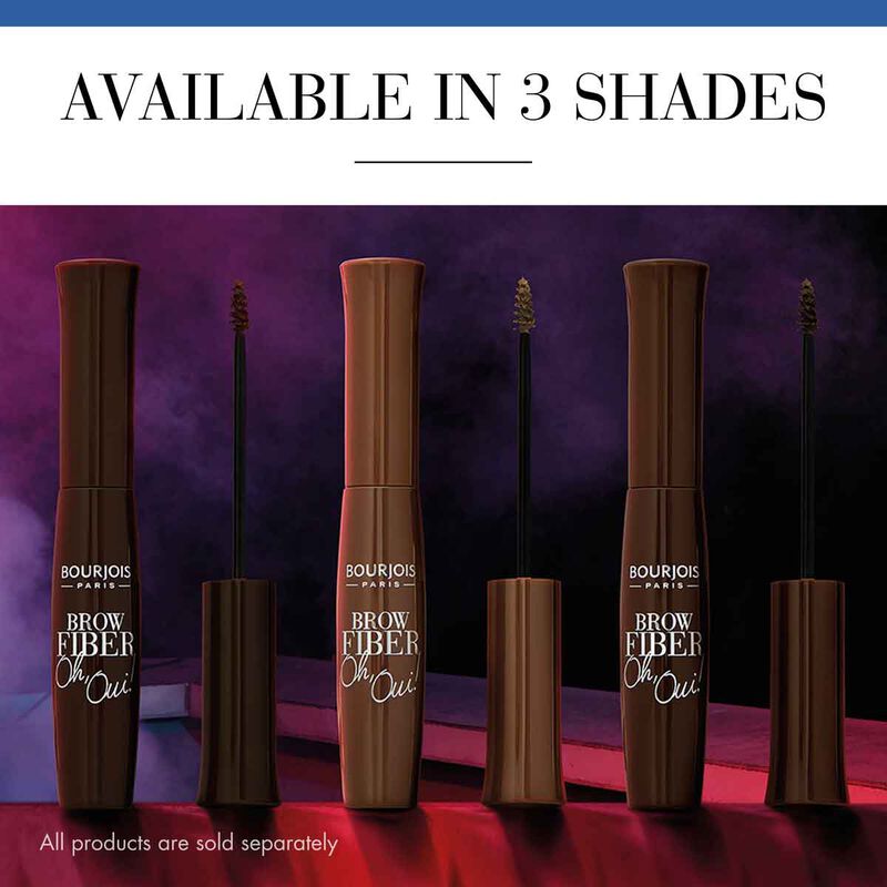 bourjois brow fiber oh oui! eyebrow fixing gel