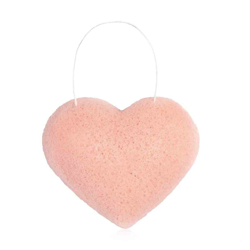 Organic Cleansing Sponge Rose Clay Heart 5g one love organics organic cleansing sponge rose clay heart 5g