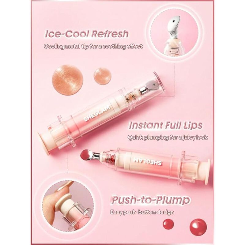 sheglam sheglam booster shine plumping lip gloss true passion