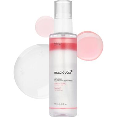 faces medicube pdrn pink glutathione serum mist 100ml