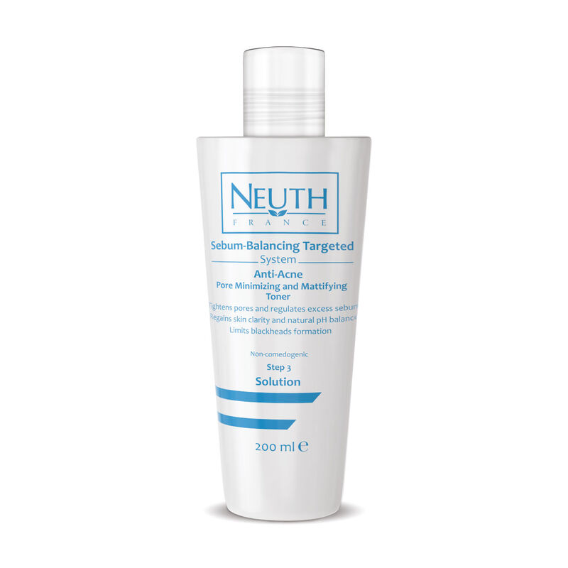 Anti-Acne Pore Minimizing and Mattifying Toner 200ml (Acne-Prone Skin) neuth france antiacne pore minimizing and mattifying toner 200ml (acneprone skin)