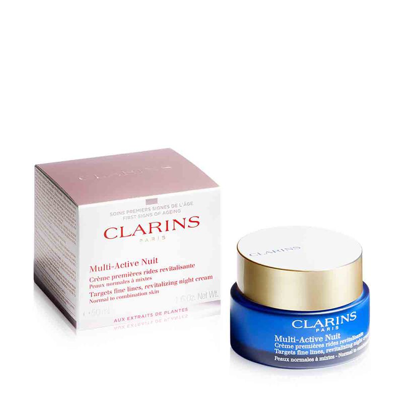 Multi-Active Night Cream - Normal to Dry Skin 50ml clarins multiactive night cream normal to dry skin 50ml