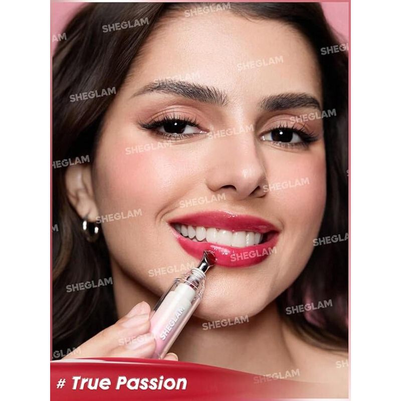 sheglam sheglam booster shine plumping lip gloss true passion