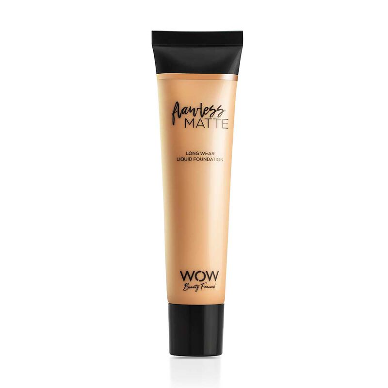 wow beauty flawless matte  long wear liquid foundation