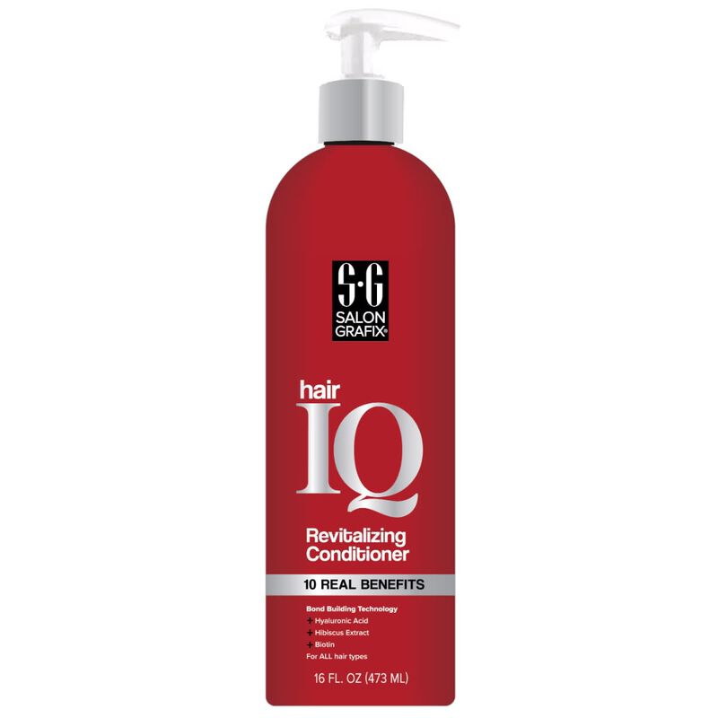 salongrafix hair iq revitalizing conditioner – 10 benefits 473ml