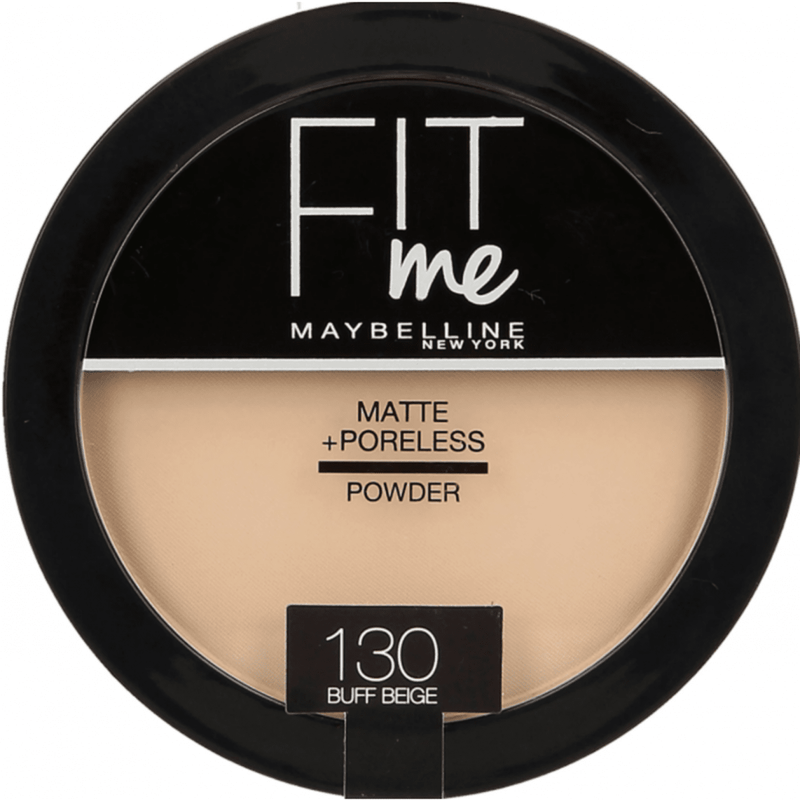 maybelline new york fit me matte and poreless powder 130 buff beige