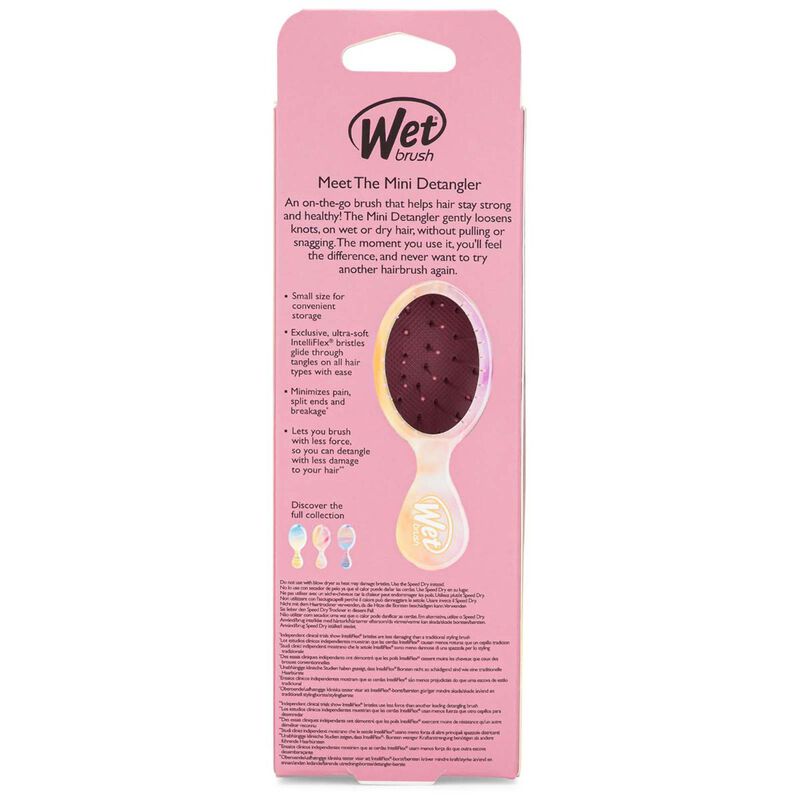 wet brush mini detangler pink