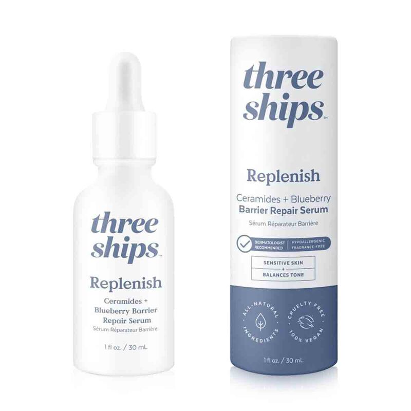 Replenish Ceramides Plus Blueberry Barrier Repair Serum 30ml three ships replenish ceramides plus blueberry barrier repair serum 30ml