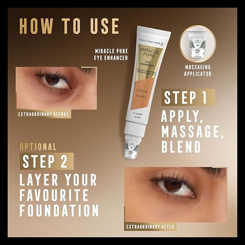 max factor max factor miracle pure concealer  buff 02, 10ml