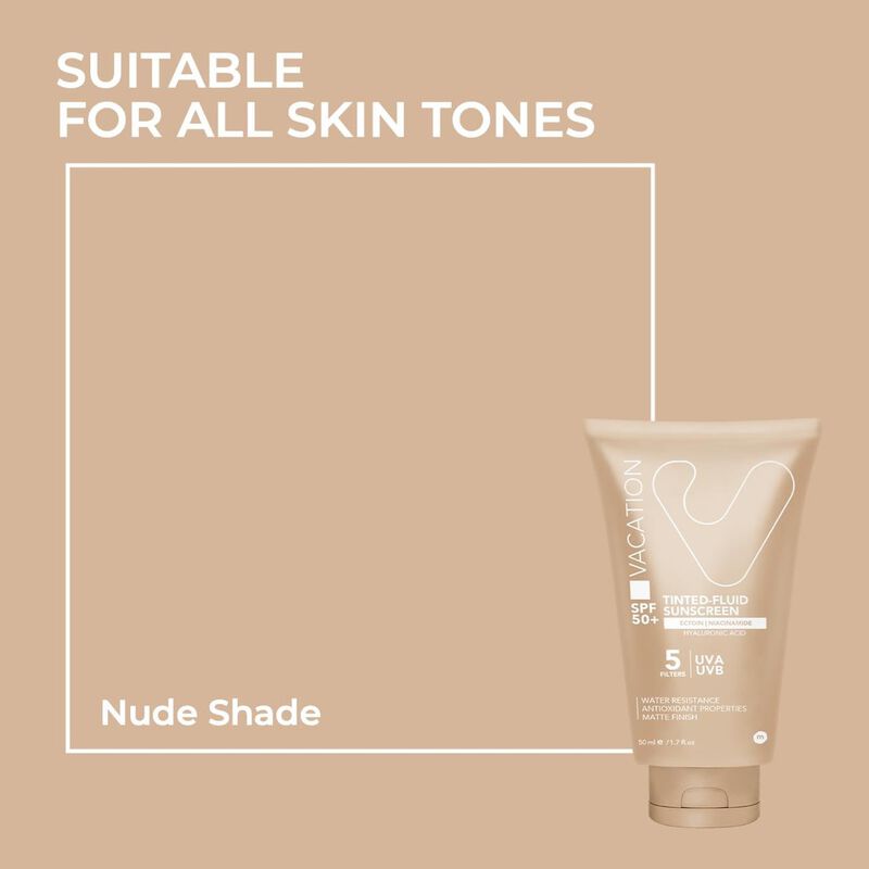 vacation vacation tinted – fluid sunscreen 50ml