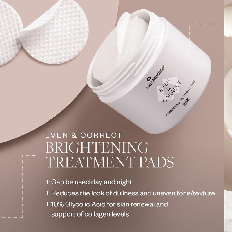 skinmedica even and correct brightening treatment pads
