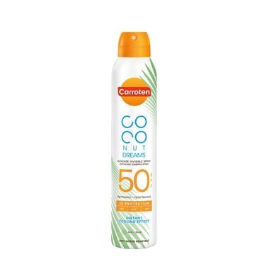 Carroten Coconut Dreams Sun Care Invisible Spray SPF50-200ml faces carroten coconut dreams sun care invisible spray spf50 200ml