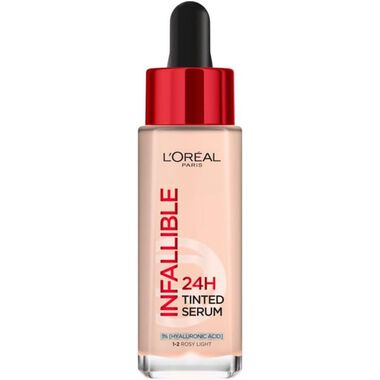 faces infaillible 24h tinted serum rosy light
