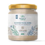 faces infinity naturals glowing facial scrub coffee honey