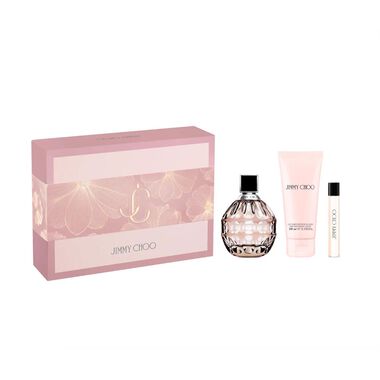 faces jimmy choo women gift set  edp 100ml   mini 7 5ml   body lotion 100ml