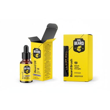 Smooth & Shine Beard Bundle (Beard Oil Tropicana + Brush) faces smooth shine beard bundle beard oil tropicana brush