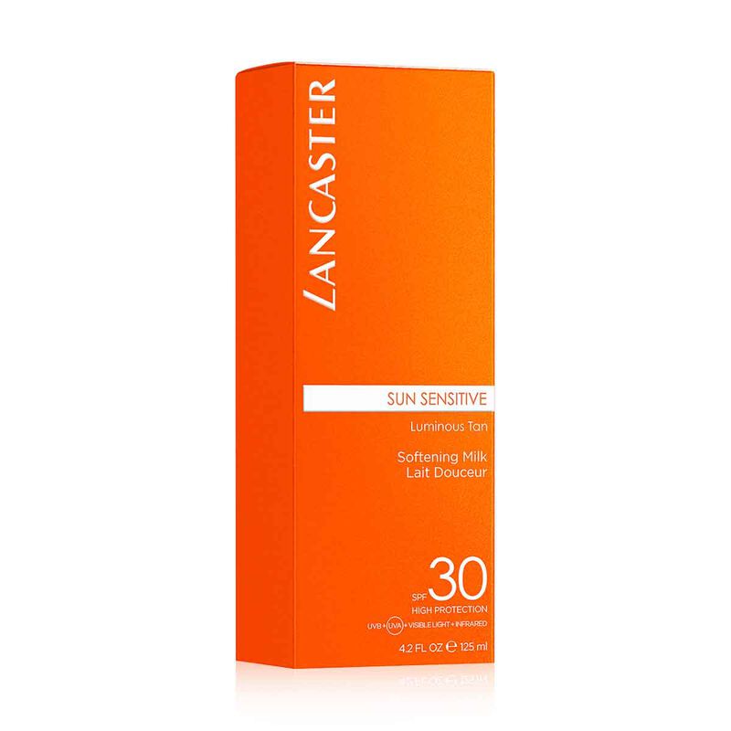 lancaster sun sensitive delicate softening milk spf30 125ml