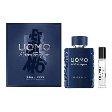 faces uomo urban feel gift set  edt 100ml   ssg 100ml   edt 10ml