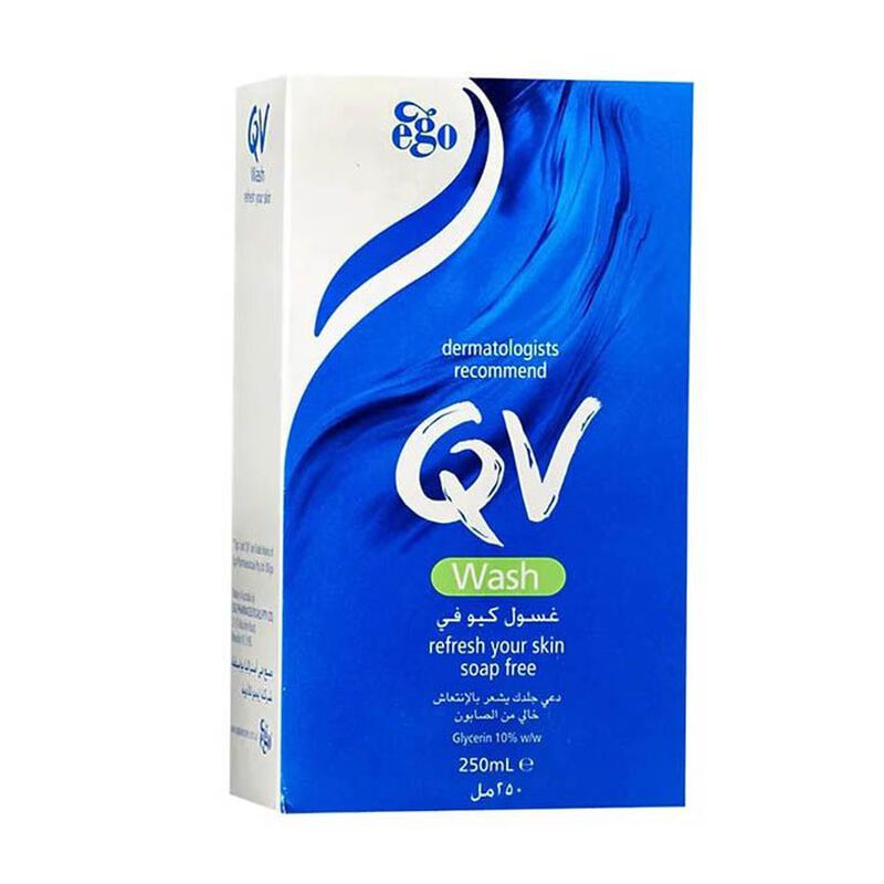 qv غسول منعش 250 مل كيو في