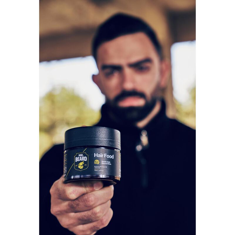 mr beard glow & nourish bundle tanning oil + hair food