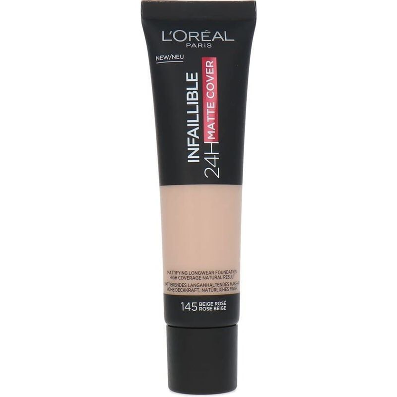 l'oreal paris infallible matte cover 145 rose beige
