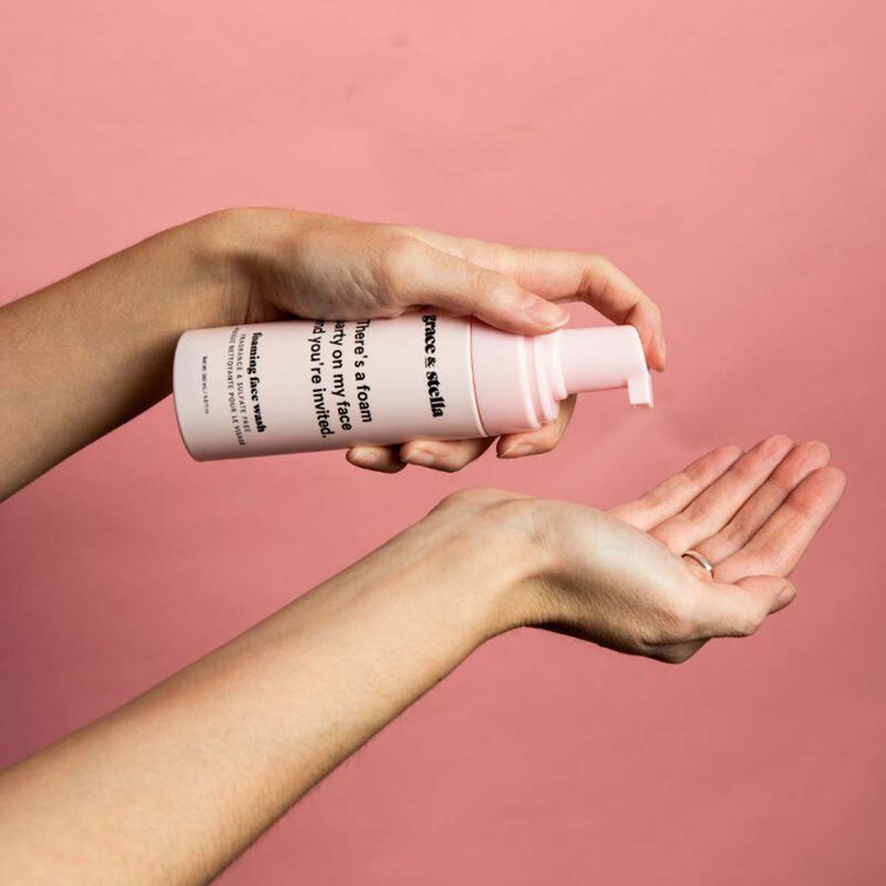 grace and stella foaming face wash