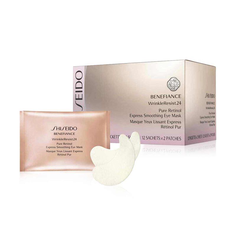 Benefiance WR24 Pure Retinol Express Smoothing Eye Mask 12 x 2 sheets shiseido benefiance wr24 pure retinol express smoothing eye mask 12 x 2 sheets