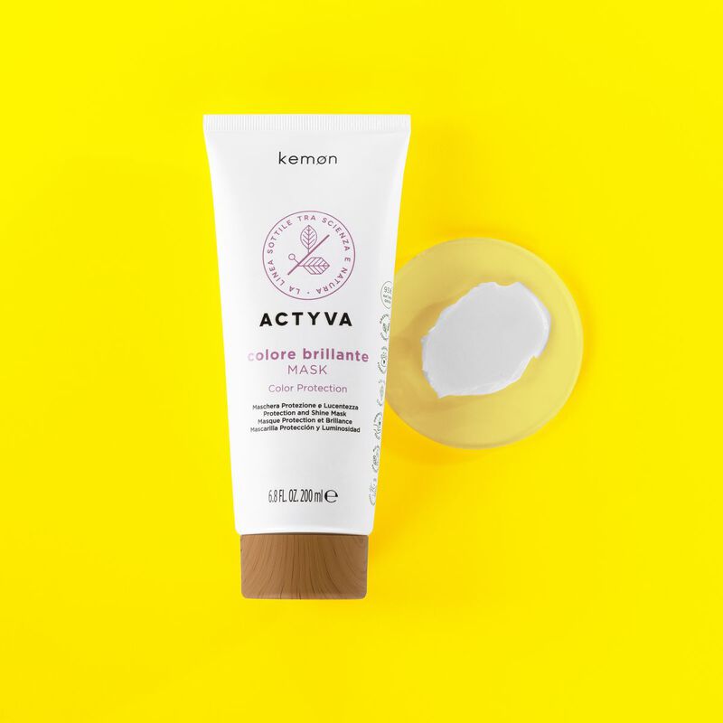 kemon actyva colore brillante mask sn velian for colored hair