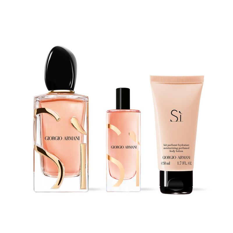 giorgio armani si intense set (100ml + 15ml travel size+ 50ml lotion)