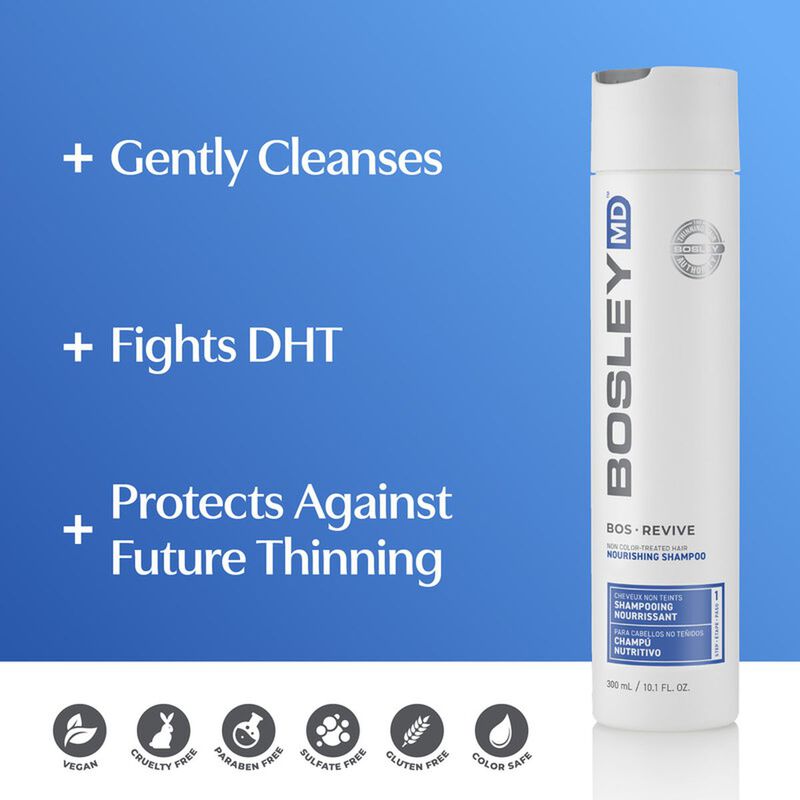 bosley md revive non color treated hair nourishing shampoo