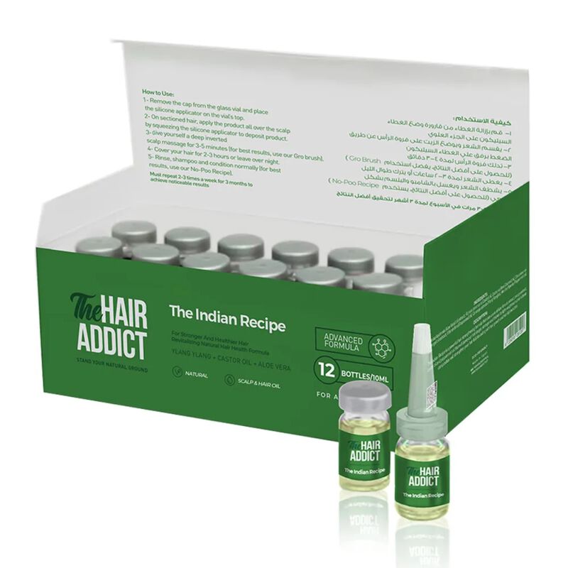 hair addict the indian recipe 12 vials