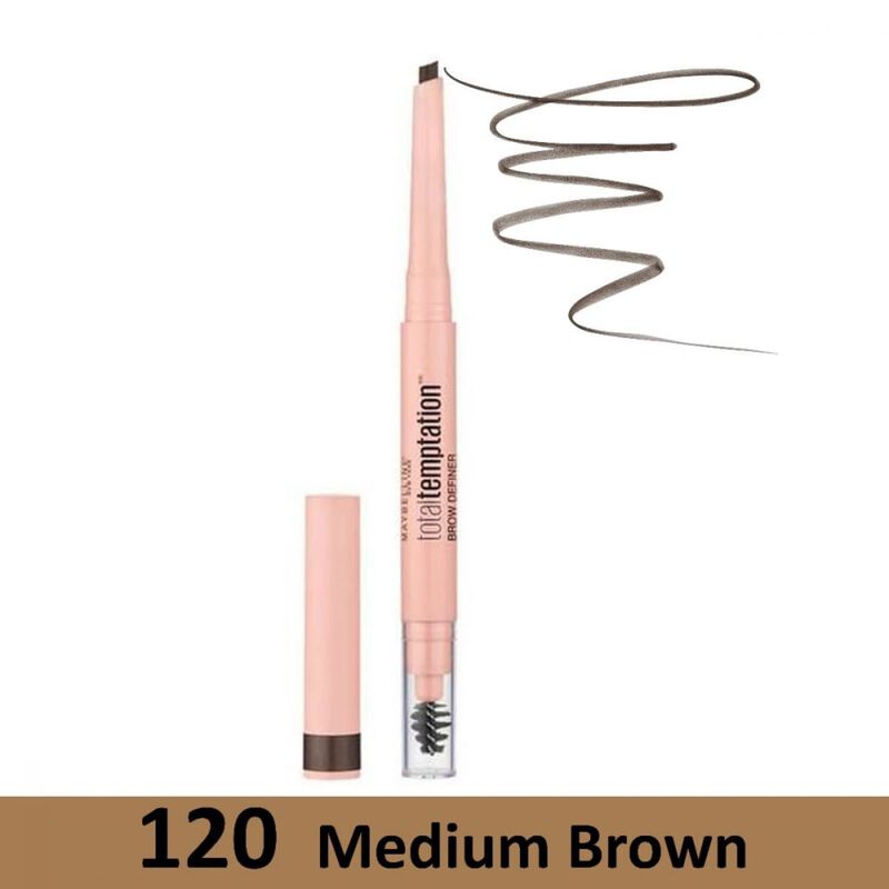 maybelline new york temptation brow definer no. 130  deep brown