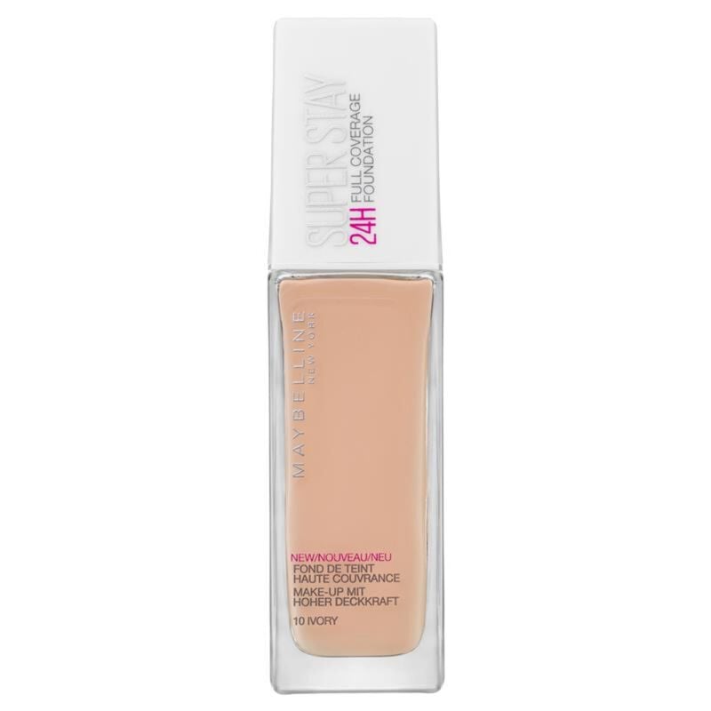 Superstay 24 Hour Full Coverage Foundation -10 Ivory maybelline new york superstay 24 hour full coverage foundation 10 ivory