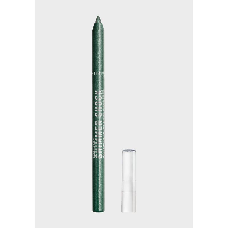 rimmel thrill seeker shimmer shock multichrome gel eyeliner 004 jungle flash