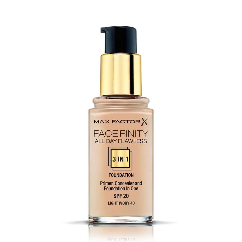 Facefinity All Day Flawless 3 in 1 Liquid Foundation max factor facefinity all day flawless 3 in 1 liquid foundation