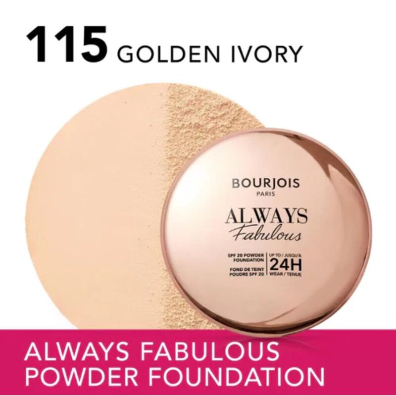 bourjois always fabulous powder golden ivory