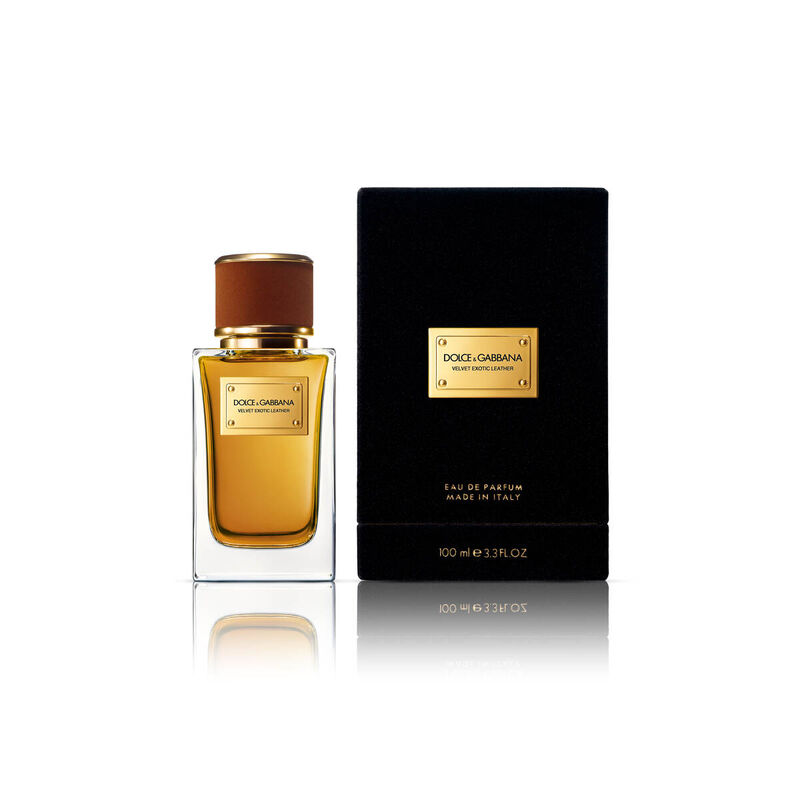 dolce & gabbana velvet exotic leather