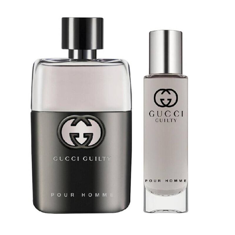 gucci guilty homme christmas 2025 set edt 50ml + travel spray 15ml