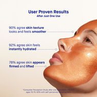 The Hydrogel Face Mask faces the hydrogel face mask