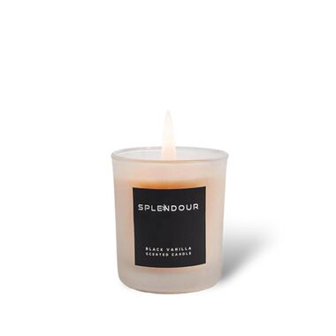 faces black vanilla scented candle 150g