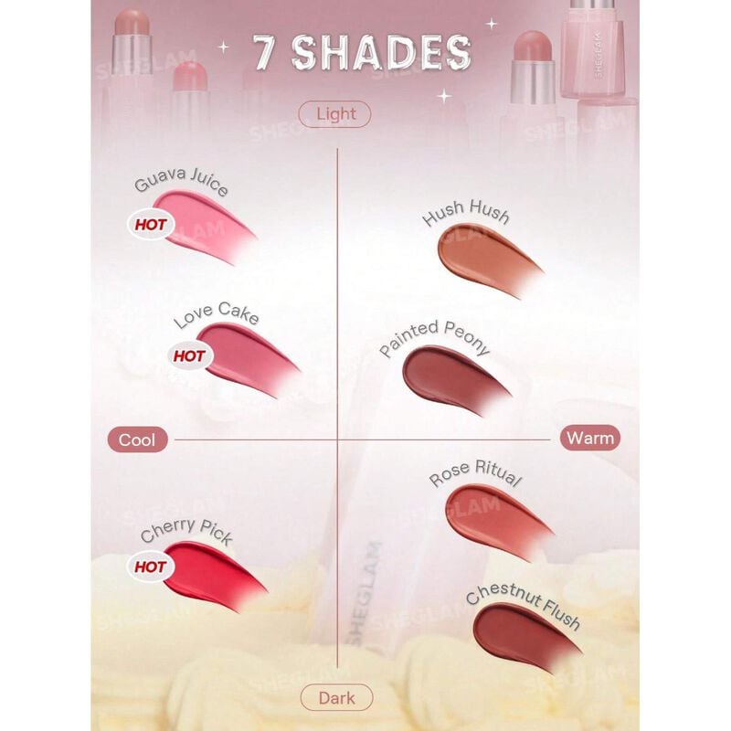 sheglam sheglam buttery bliss blush stick rose ritual