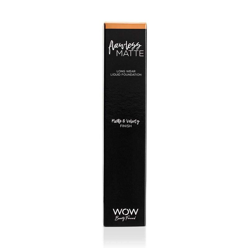 wow beauty flawless matte  long wear liquid foundation
