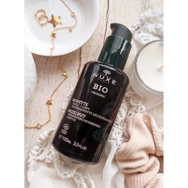 nuxe hazelnut replenishing nourishing body oil